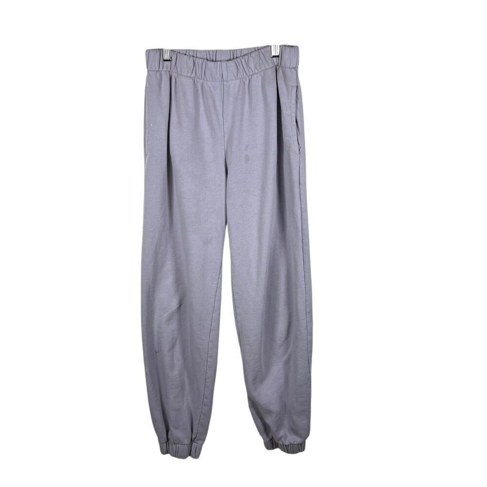 Brandy Melville California Sweatpants Womens One Size Purple Joggers *flawed*